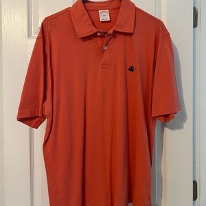 Brooks Brothers orange large polo